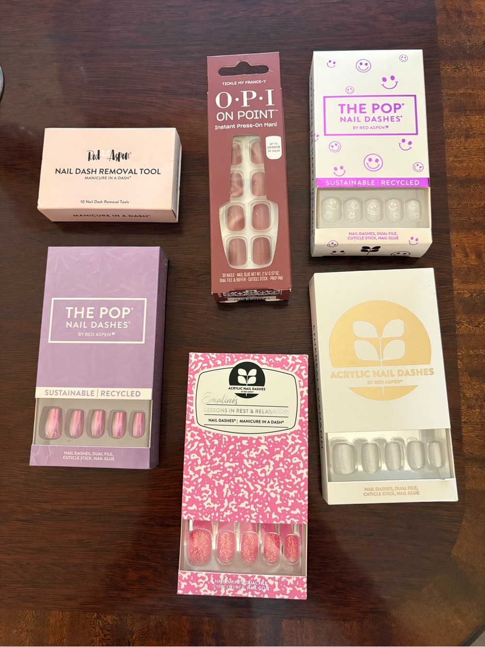Assorted Pink Press-On Nail Set by Various Brands